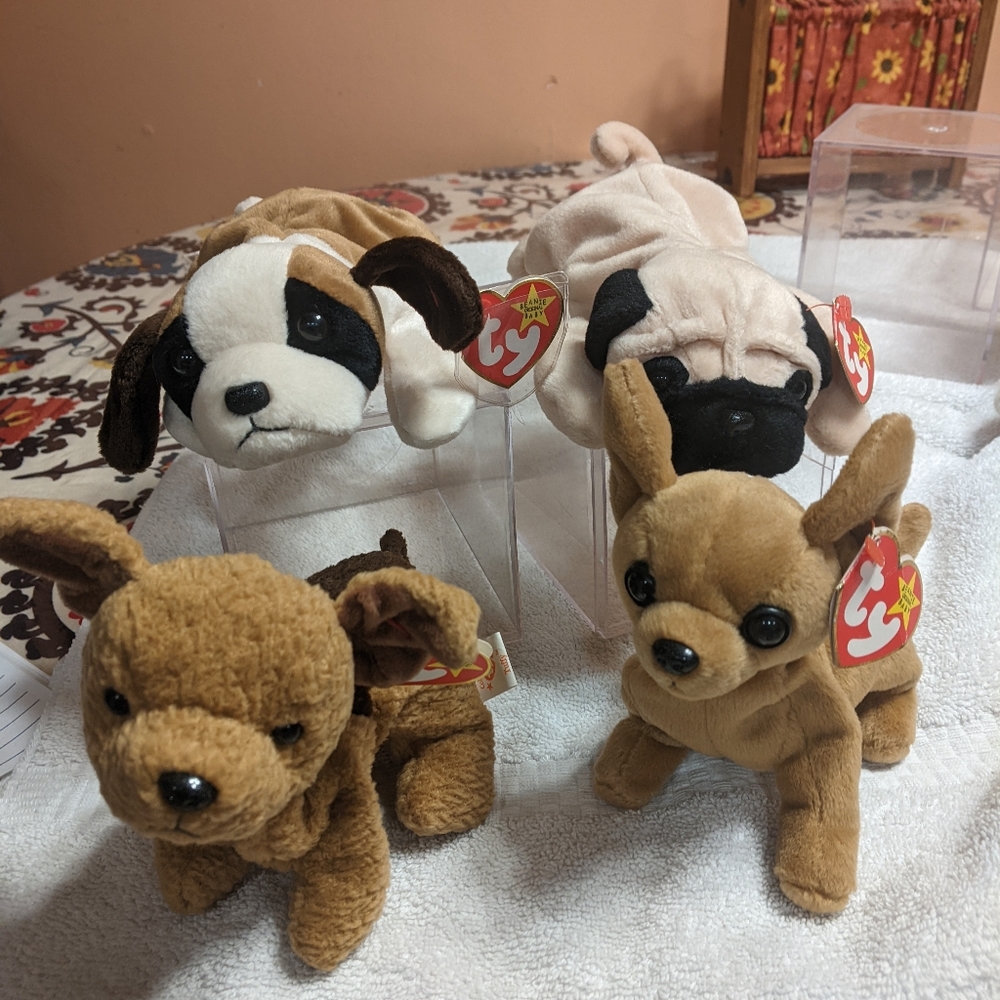 Ty Beanie Babies Puppies